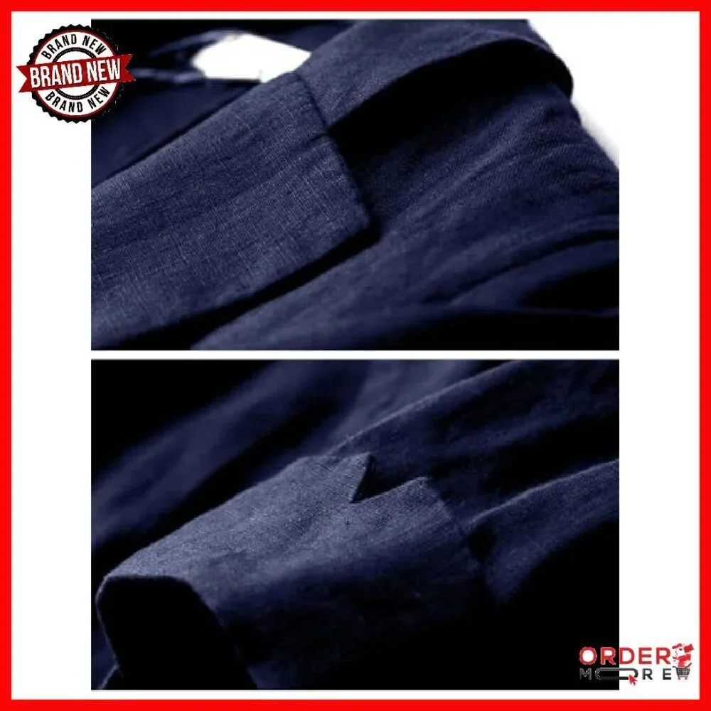 Lightweight Linen Blazer 3/4 Sleeve Women's Work Casual Jacket